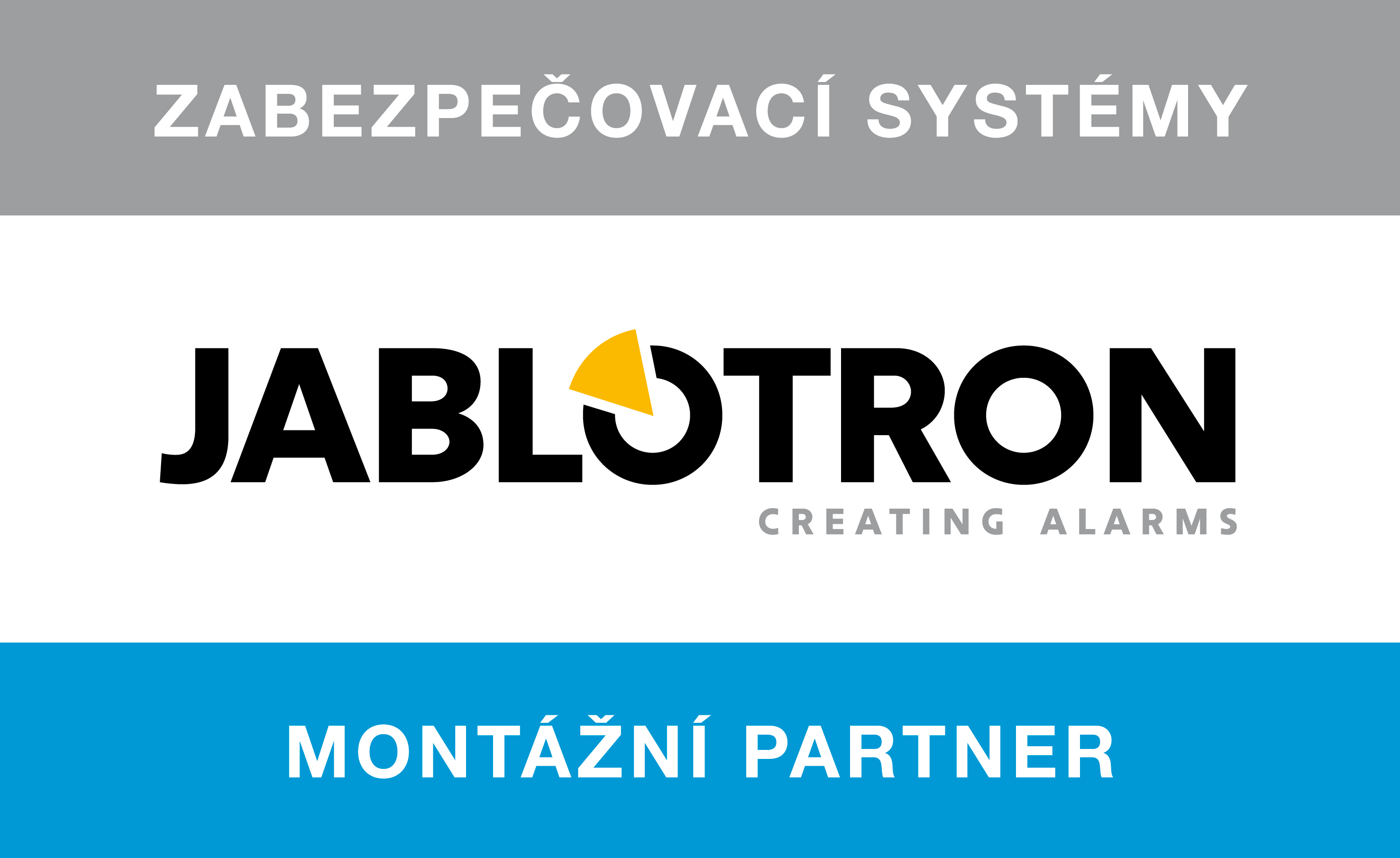 Zabezpečovací systémy Jablotron - montážní partner